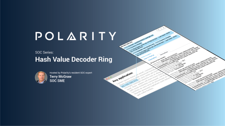 SOC Series: Hash Value Decoder Ring