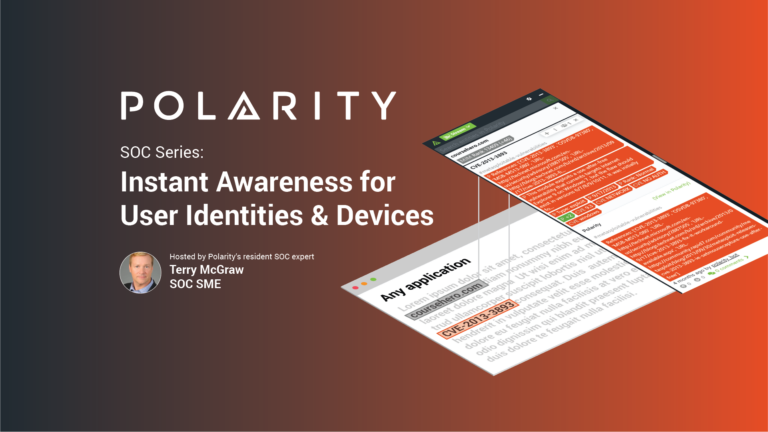 SOC Series: Instant Awareness for User Identities & Devices