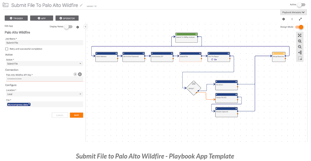 Palo Alto Wildfire Playbook