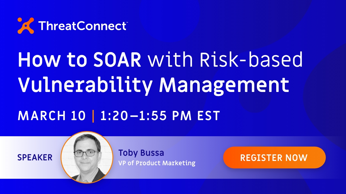 How to SOAR with risk-based vulnerability management with speaker Toby Bussa