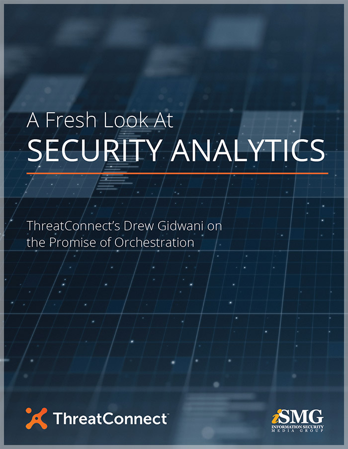 a poster titled a fresh look at security analytics