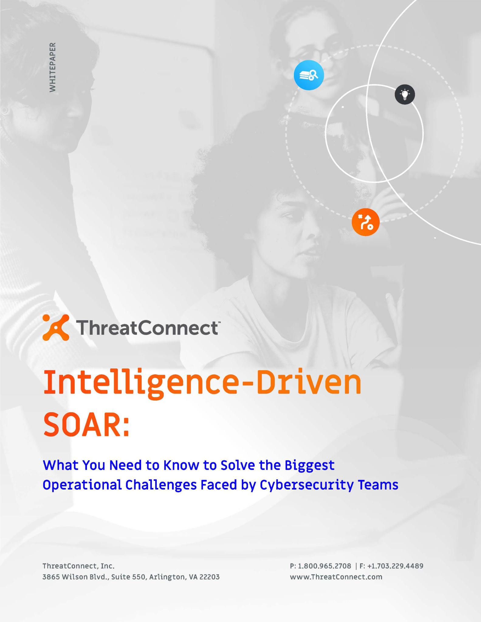 a white paper titled intelligence-driven soar