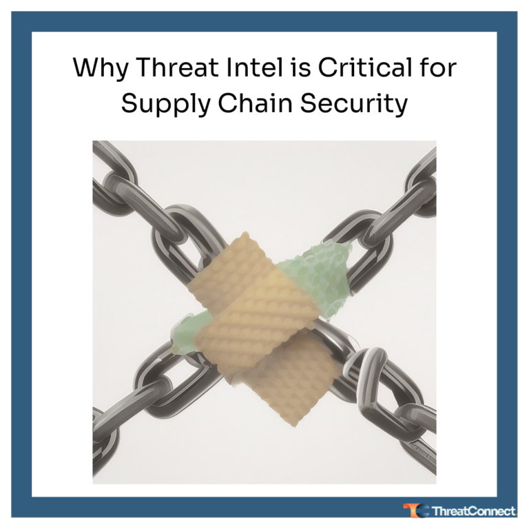 Why Threat Intel is Critical for Supply Chain Security