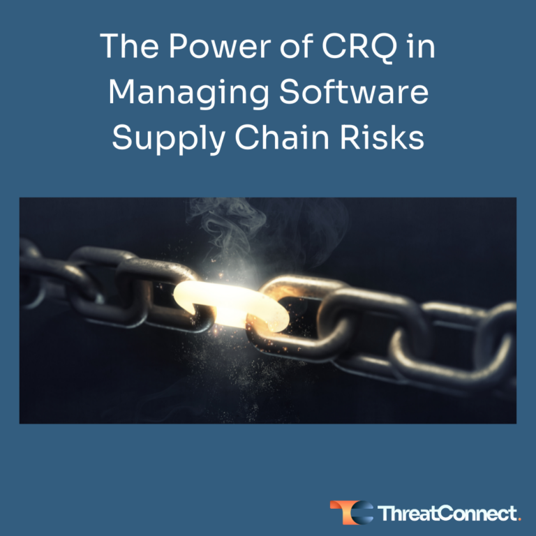 The Power of CRQ in Managing Software Supply Chain Risks