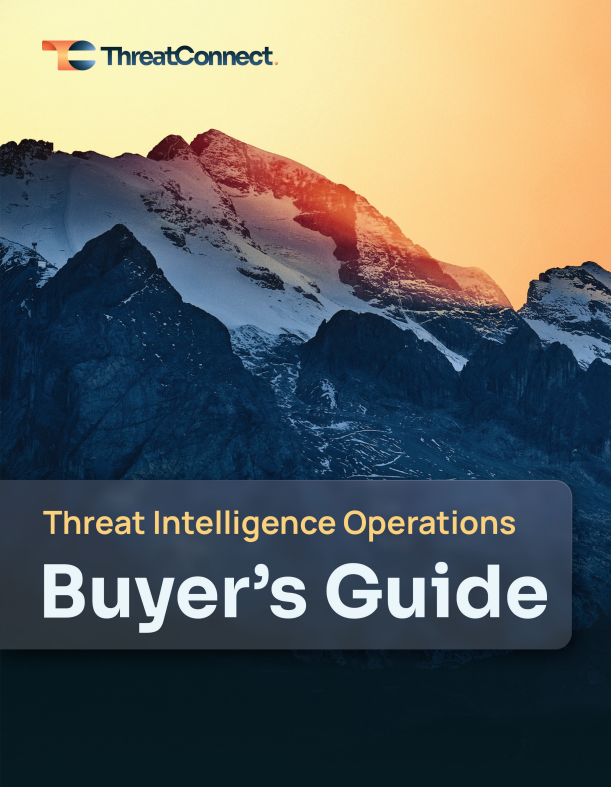 Threat Intelligence Operations Buyer's Guide