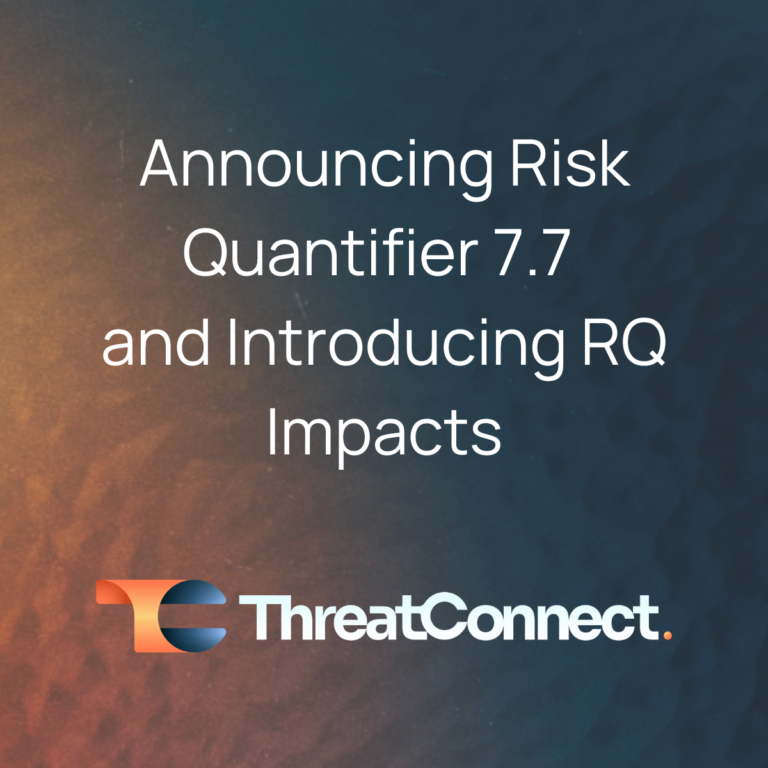 Announcing Risk Quantifier 7.7 and Introducing RQ Impacts