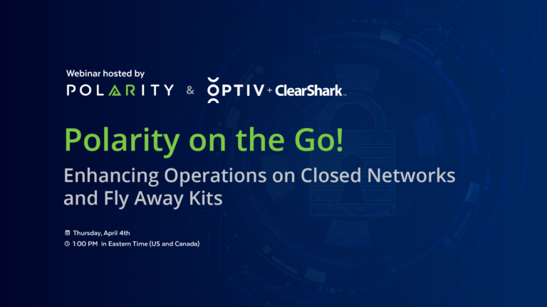 Optiv & Clearshark – Polarity on the Go!