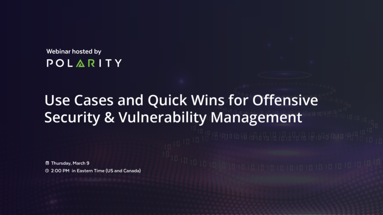 Use Cases and Quick Wins for Offensive Security & Vulnerability Management