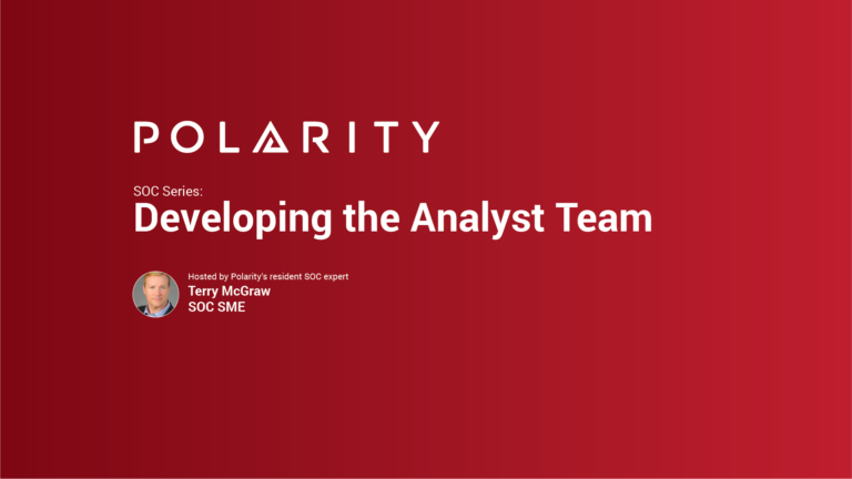 SOC Series: Developing the Analyst Team
