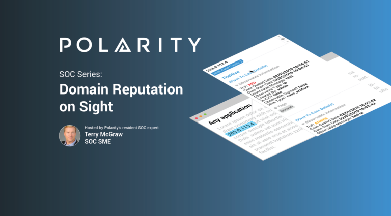 SOC Series: Domain Reputation on Sight