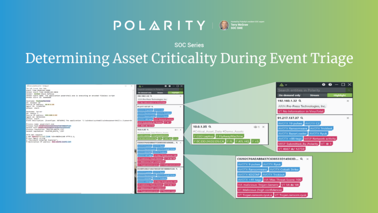 SOC Series: Determining Asset Criticality During Event Triage