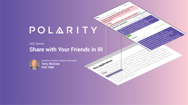 SOC Series: Share with Your Friends in IR