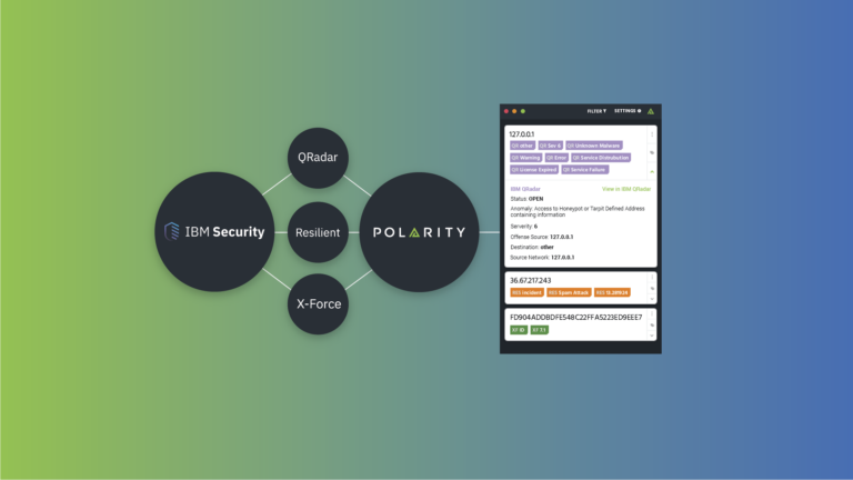 The IBM/Polarity integration is the 1-2-3 combo cyber security professionals have been looking for