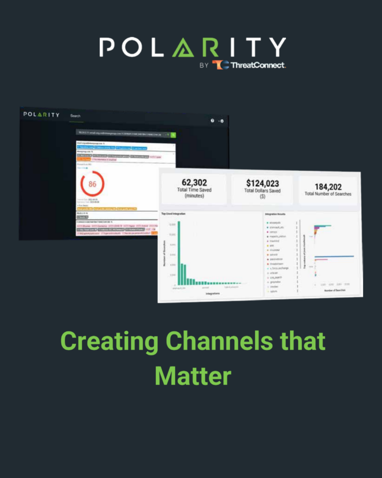 Creating Channels That Matter