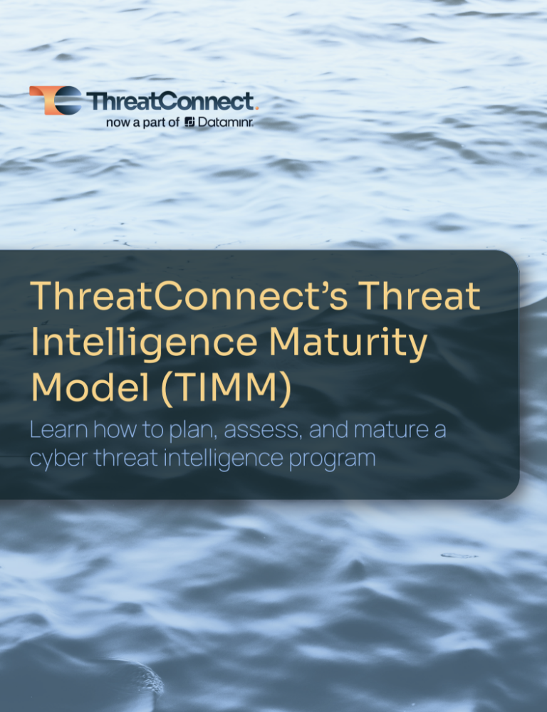 Maturing a Threat Intelligence Program