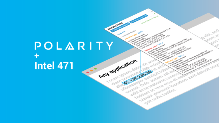 The Polarity-Intel 471 Integration Arms Users with Instant Cybercrime Intelligence