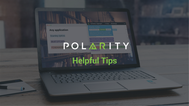 Polarity User Tips: Polarity Modes